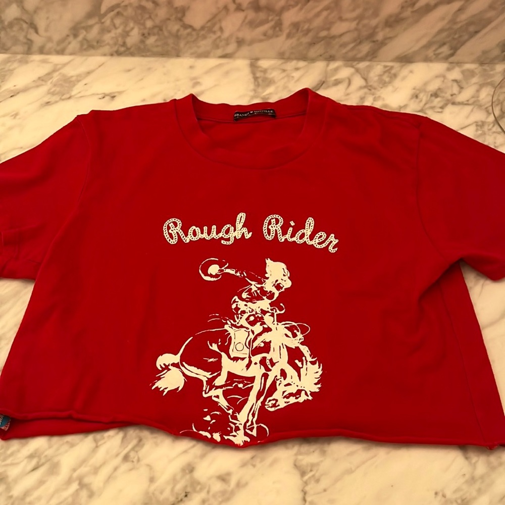 Brandy Melville Tshirt. Cropped Like New.